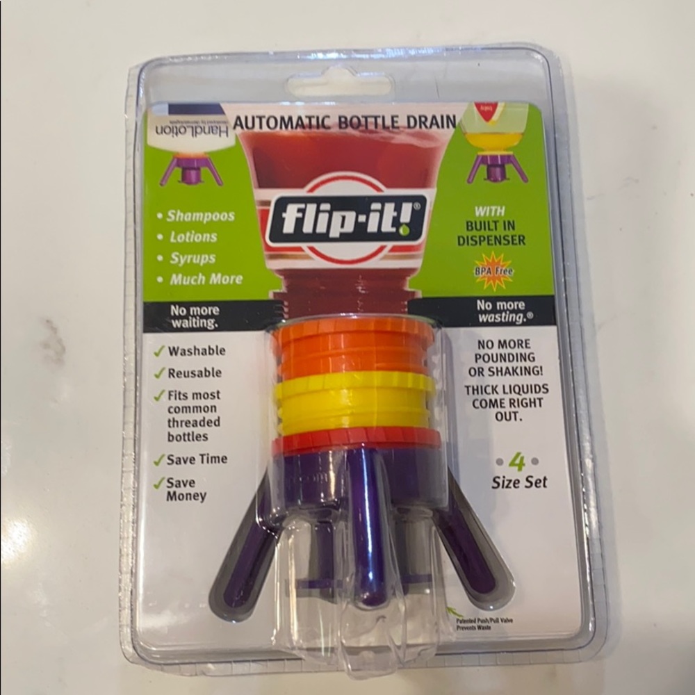 Flip-It Automatic Bottle Drain
